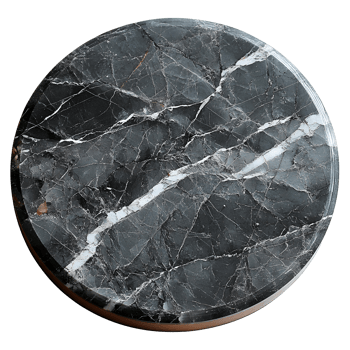 Round marble stone top view . Marble texture for presentation purposes flat lay . Grunge marble stone isolated. Grunge texture png
