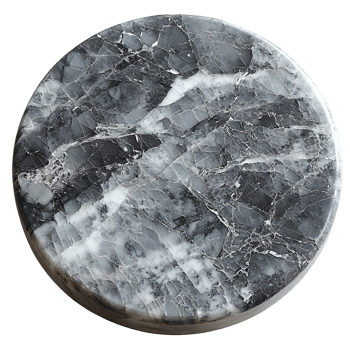 Round marble stone top view . Marble texture for presentation purposes flat lay . Grunge marble stone isolated. Grunge texture png