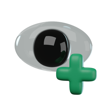 3D Eye Care Transparent Icon Illustration png