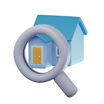 3D Finding Property Transparent Icon Illustration png