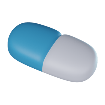 3D Pill Medicine Transparent Icon Illustration png