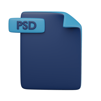 3D File Transparent Icon Illustration png