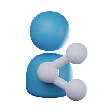 3D Social Media Transparent Icon Illustration png