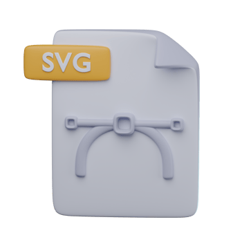 3D SVG File Transparent Icon Illustration png