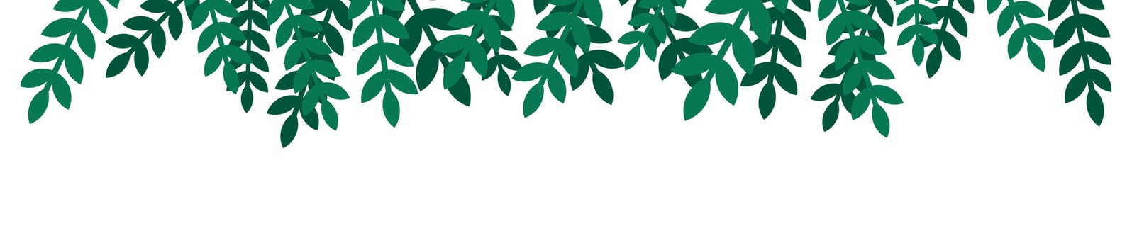 Decorative Green Branches in , Ideal for Celebrations and Holiday Designs vector