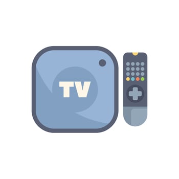 Smart tv box and remote control device for streaming vector