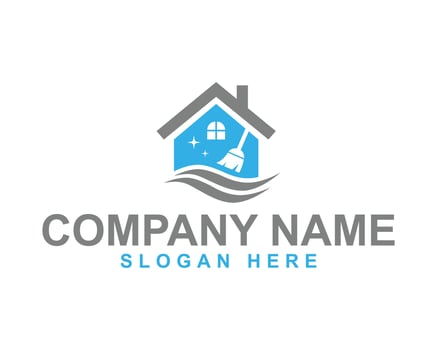 Roof Cleaning Service Logo Design for Residential and Commercial Use vector