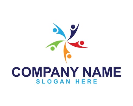 Leadership and Life Coaching Icon for Personal Development and Charity vector
