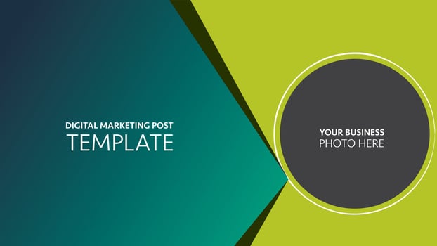 Modern Gradient Marketing Template vector