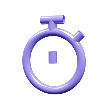 countdown timer icon 3d render png