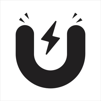 Magnet icon. Customer magnet icon vector