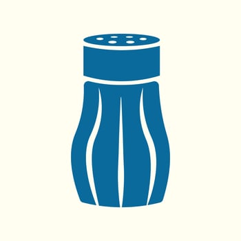 Salt Shaker trendy artwork stunning abstract illustration colorful applied design vector