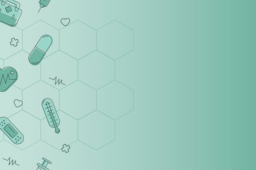 Abstract medical background with flat icons and symbols. Medical background. Medical care. Health care. medicine illustration. vector