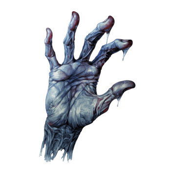 Glitch Art A Reaching, Distorted, Gray Hand Against a Vibrant, Pixelated Background png