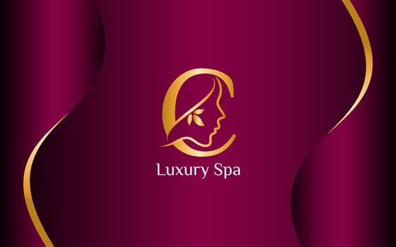 C Spa and Wellness Beauty Luxury Logo vector