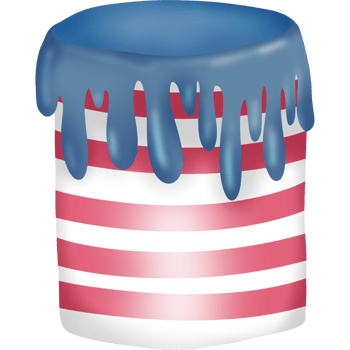 4th of july usa cake png