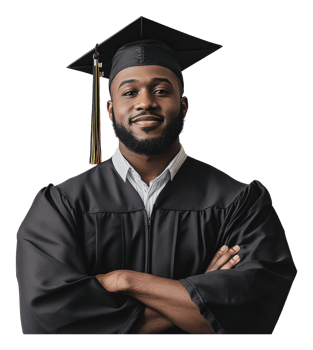 Celebrating graduation day for a proud student png