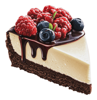 Berry chocolate dessert slice png