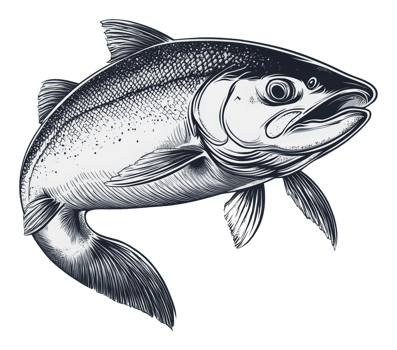Trout swimming in its natural habitat png