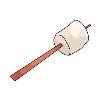 Illustration of Marshmallow Stick vector