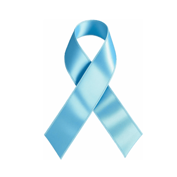 Blue ribbon for breast cancer awareness png