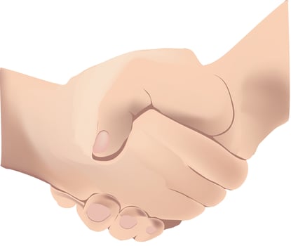 Handshake clipart - illustration vector