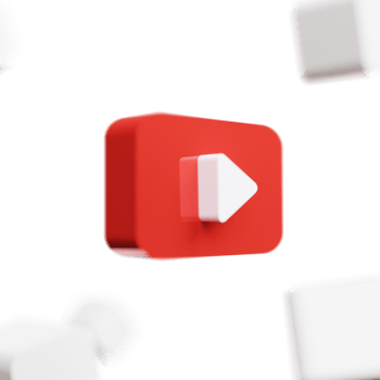 3D YouTube Logo for Creative Channels png
