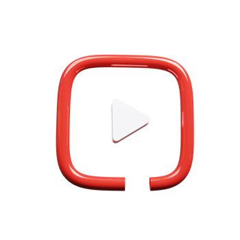 3D YouTube Logo with Stunning Textures png