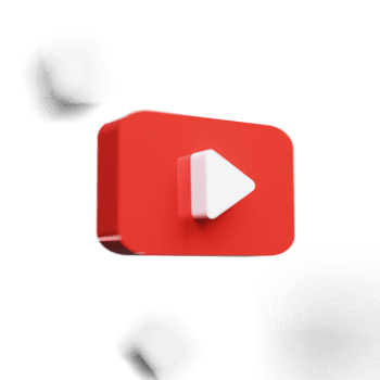Unique 3D YouTube Logo Effect png