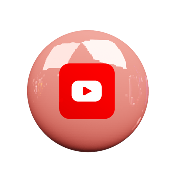 Modern 3D YouTube Logo Render with Realistic Shadows png
