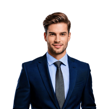 portrait of a businessman with tie png