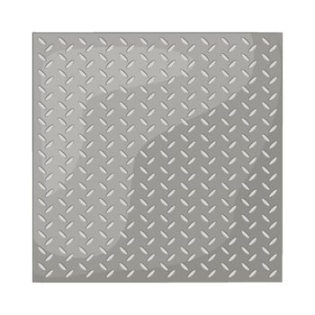 Illustration of metal plate vector