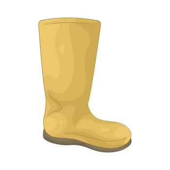 Illustration of safety boots vector