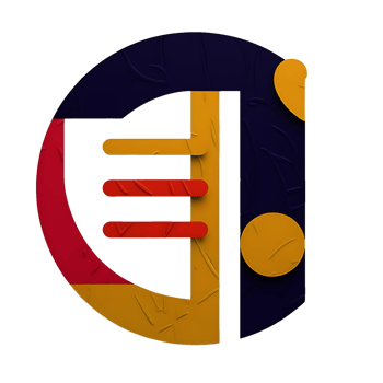 colorful logo with a letter d in the middle png