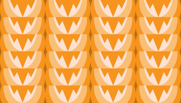 orange abstract pattern background vector