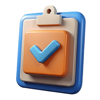 3D Checklist Icon A Complete Guide to Task Management and Project Completion png