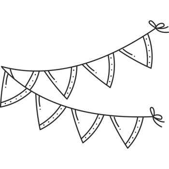 party garlands hanging png