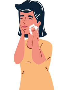 beauty woman routine skincare png