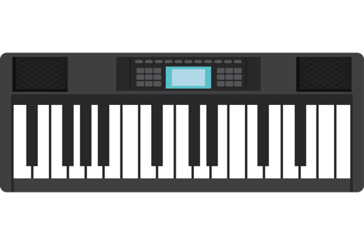 digital piano music instrument png