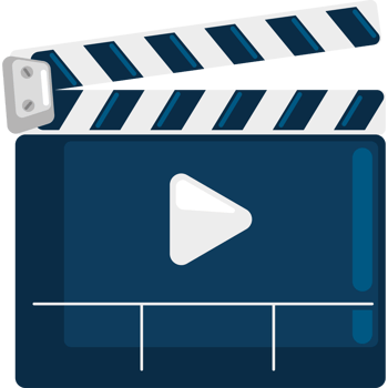 Film industry clapperboard png