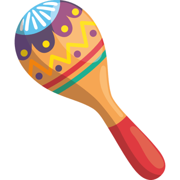 Mexican cultures celebrate maracas png