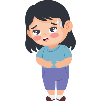 kid sick sweating png