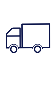 Car delivery package icon png