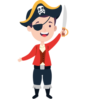 halloween disguised pirate png