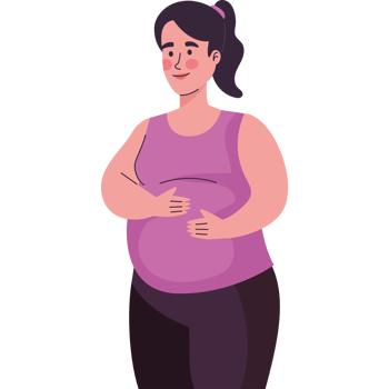 months pregnant woman illustration png