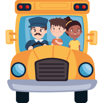 students bus travel png