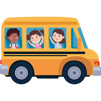 students bus side view png