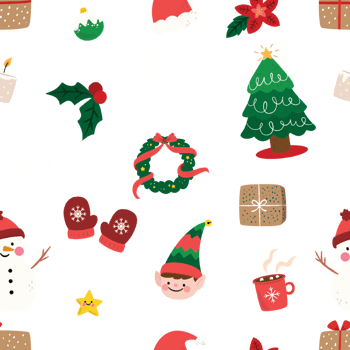 Let it snow seamless pattern png