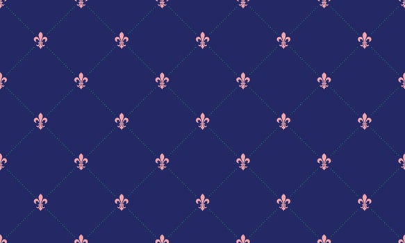 Geometric textile in wallpaper seamless pattern. Antique ornament a horizontal stencil. Heraldic wrapping by calligraphy silk. vector