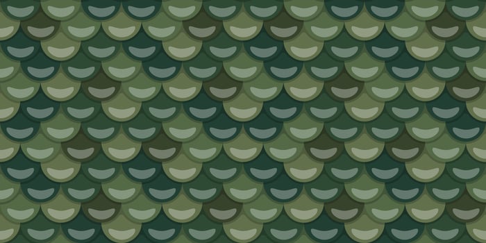 Stylish blank in nautical textile. Wide packaging space decor. Lizard structure in skin trendy. vector